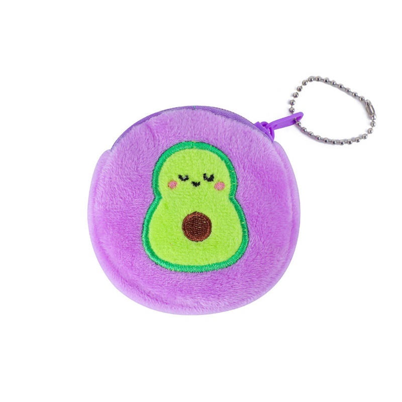 Ví Đựng Tiền Xu Hình Trái Bơ Hoạt Hình Đáng Yêu