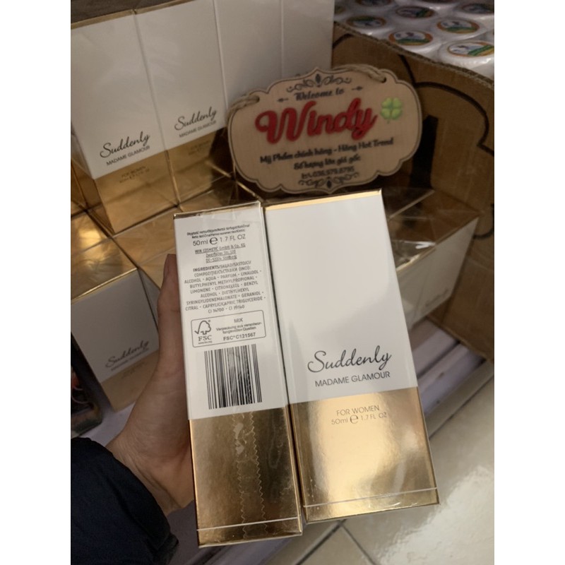 Nước Hoa Suddenly Đức 50ml - Chính Hãng | Thế Giới Skin Care