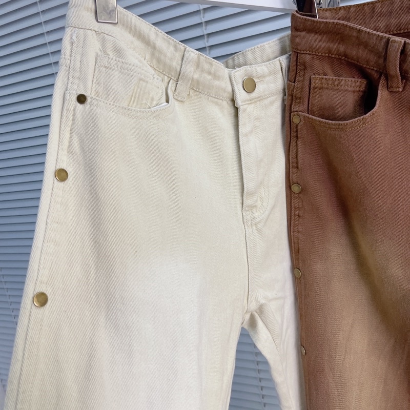 ⚡️[CHỈ 1 NGÀY] - Quần jeans snap ống suông Pulvis 01, quần jeans nam ống suông, quần baggy