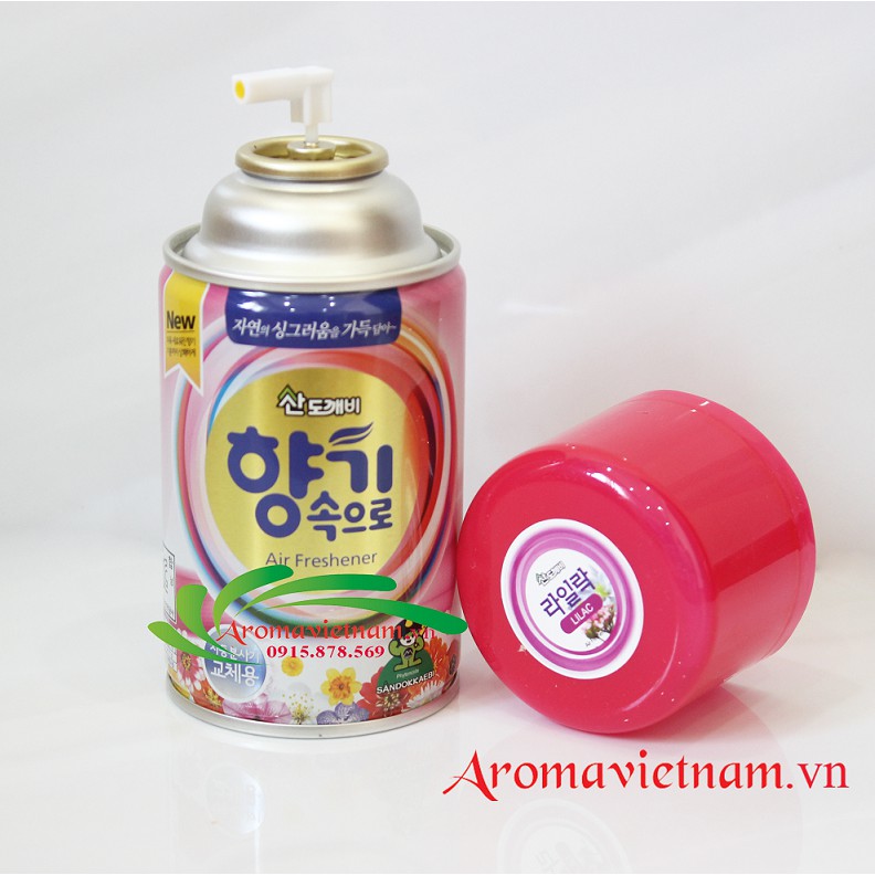 Chai xịt phòng/lõi máy xịt nước hoa tự động Sandokkaebi Hàn Quốc dung tích 300ml