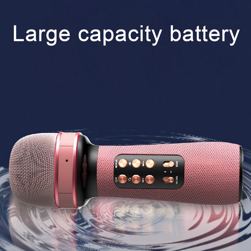 Micro Karaoke Bluetooth Kèm Loa Bluetooth Mini WS-898 Nâng giọng cực chất Loa Bluetooth Karaoke Gia Đình Có Thu Âm