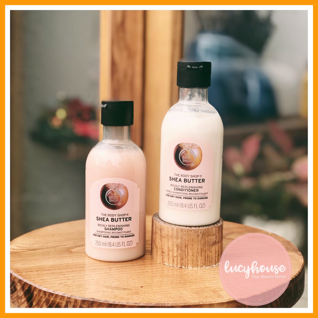 Dầu gội xả Shea cho tóc hư tổn The Body Shop