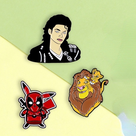 Ghim Cài Áo Kim Loại Tráng Men Hình Sư Tử Thời Trang Cho Nữ