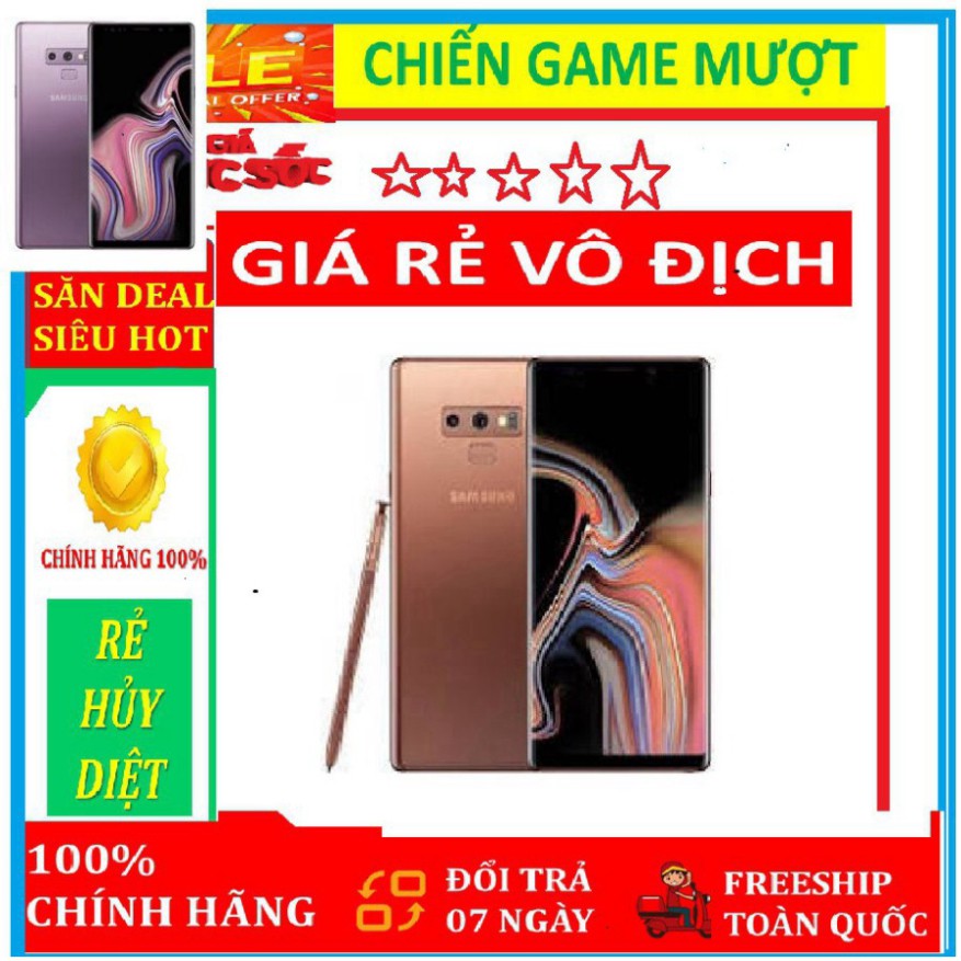 điện thoại Samsung Galaxy NOTE 9 ram 6G/128  2sim Chính Hãng -  SAMSUNG GALAXY NOTE 9 Chính hãng: Săn ngay kẻo lỡ