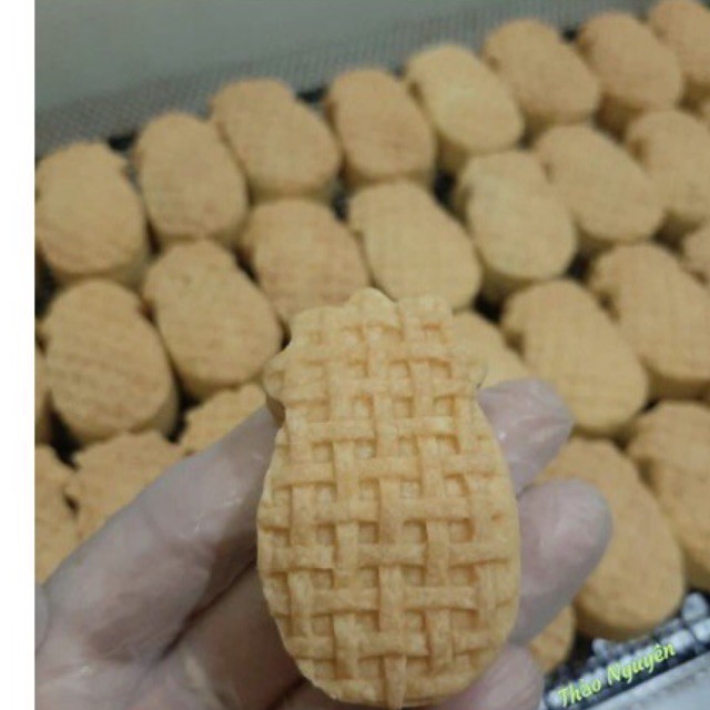 Khuôn silicon tạo vân bánh trung thu hiện đại, bánh dứa