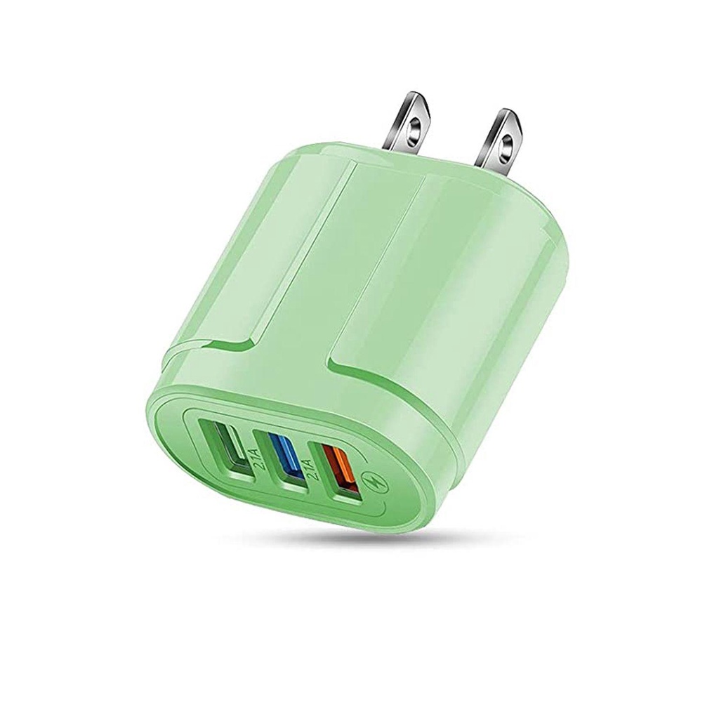 MYRONGVN Bộ SạC ĐiệN ThoạI 3 CổNg USB TiệN DụNg