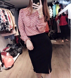 áo chấm bi
