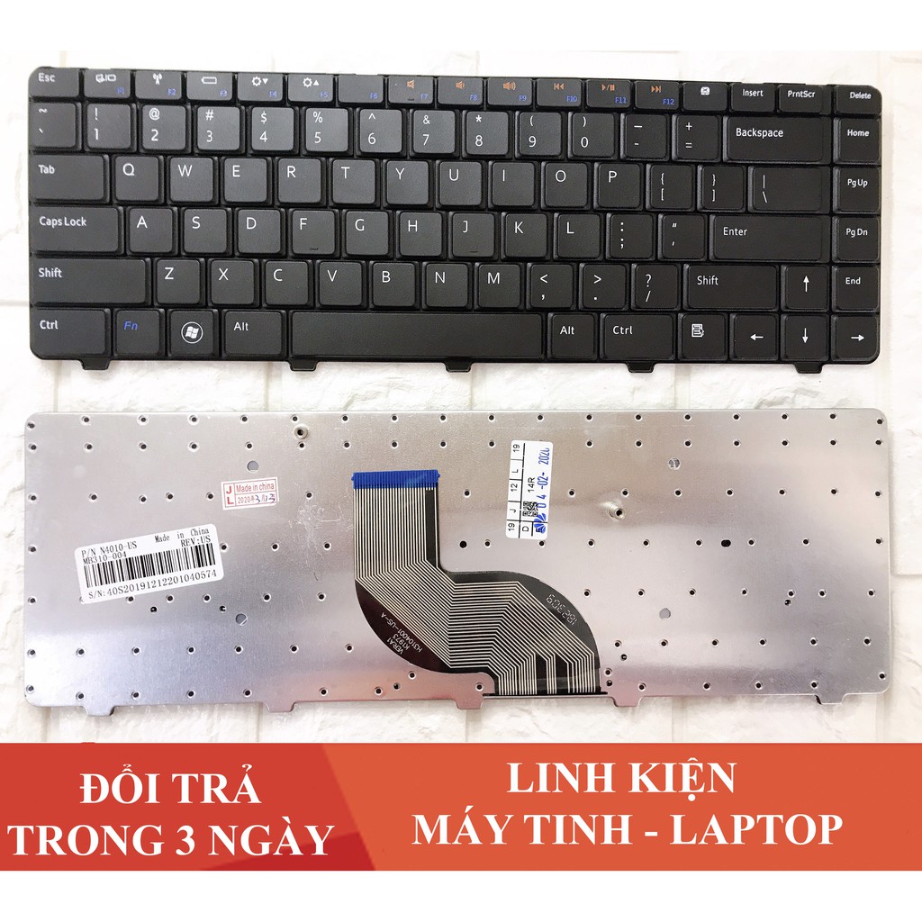[Mã ELFLASH5 giảm 20K đơn 50K] Bàn Phím Laptop DELL Inspiron 14R N4010 N4020 N4030 N3010 N5030 M4010 M5030