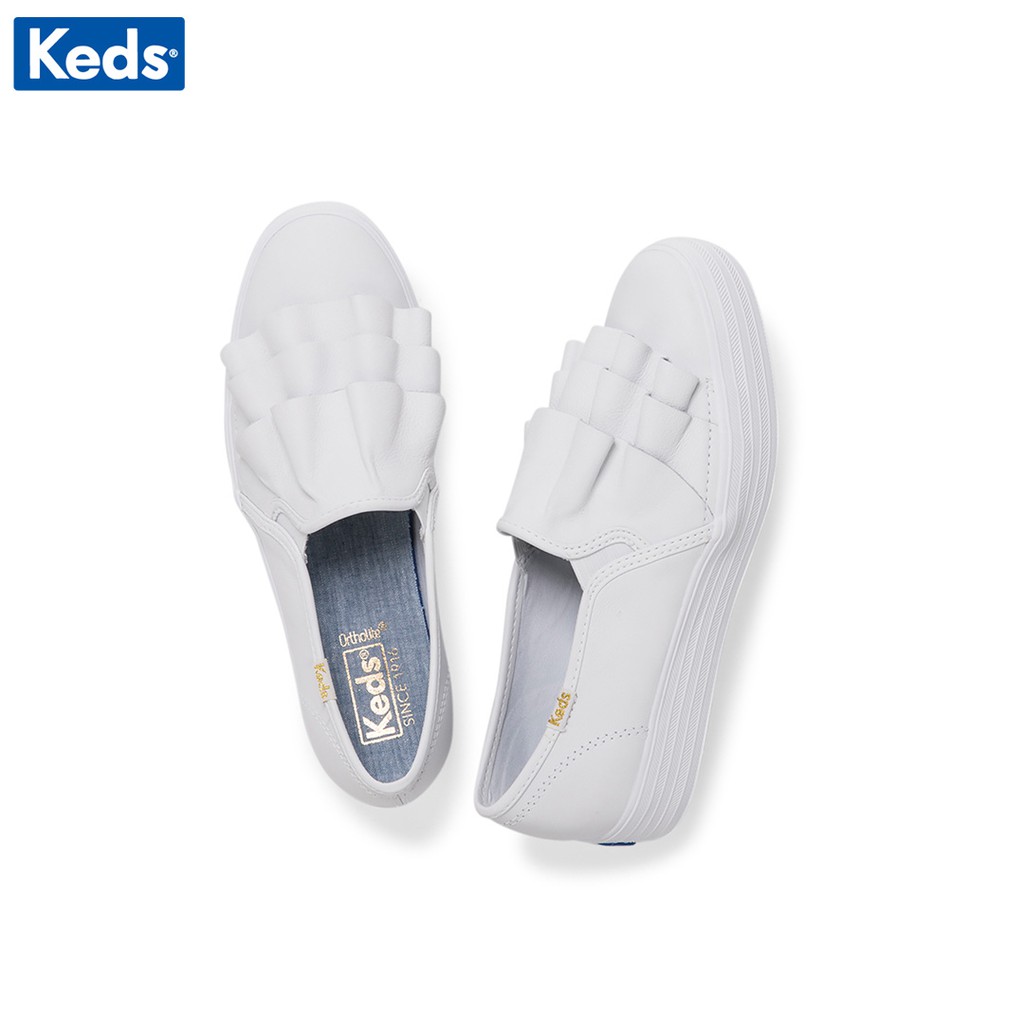 Giày Keds Nữ - Triple Ruffle Leather - KD058989