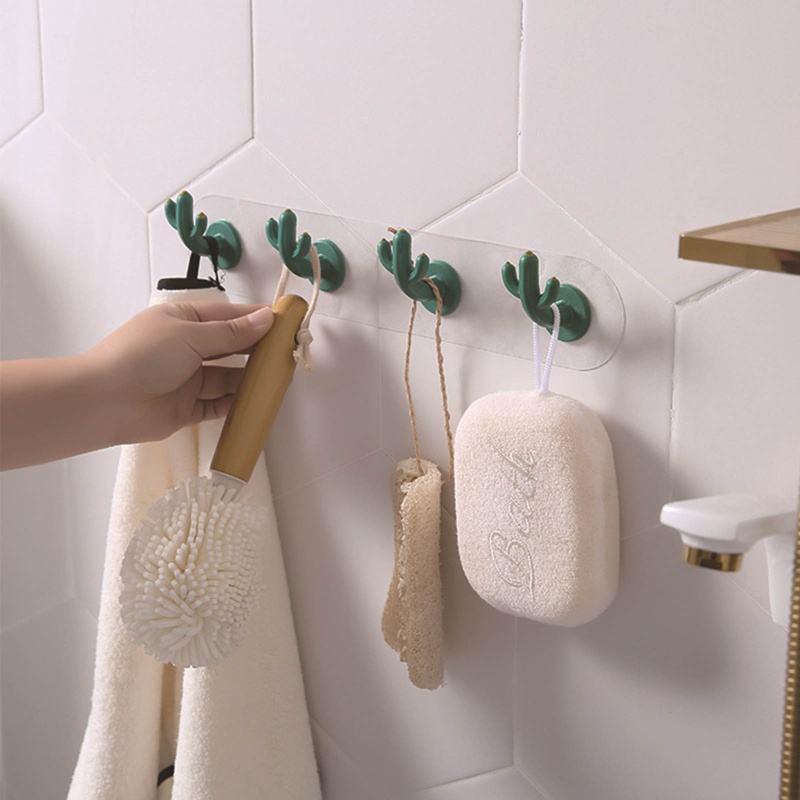 Móc Treo Đồ Gắn Tường Đa Năng Hình Cây Xương Rồng