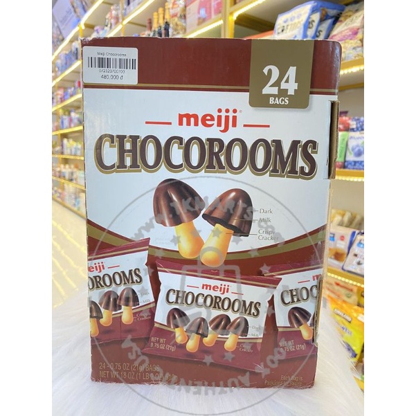 Meiji Chocorooms - Chocolate Nấm