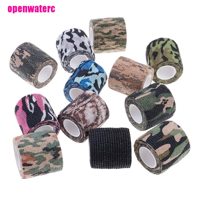 1 Cuộn Băng Dính Ngụy Trang Ngụy Trang Săn Bắn Chống Nước 5Cm X 4.5M