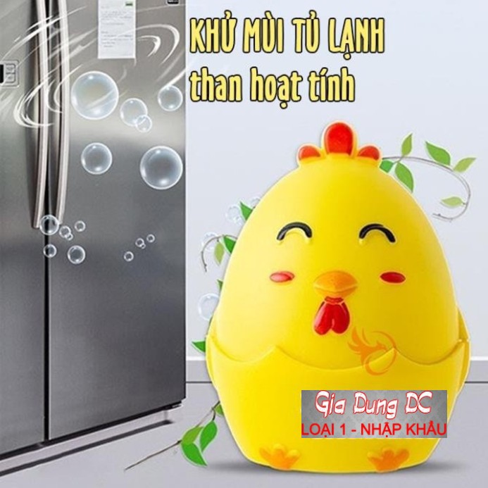 [Hàng Chuẩn Loại 1] Hộp khử mùi tủ lạnh, ô tô, tủ quần áo, tủ giày hình gà con, khử mùi diệt khuẩn nhà cửa hiệu quả