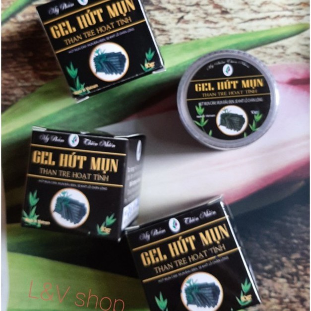 [L&amp;V] Gel Hút Mụn Than Tre Hoạt Tính - Bay Sạch Mụn Đầu Đen, Mụn Cám