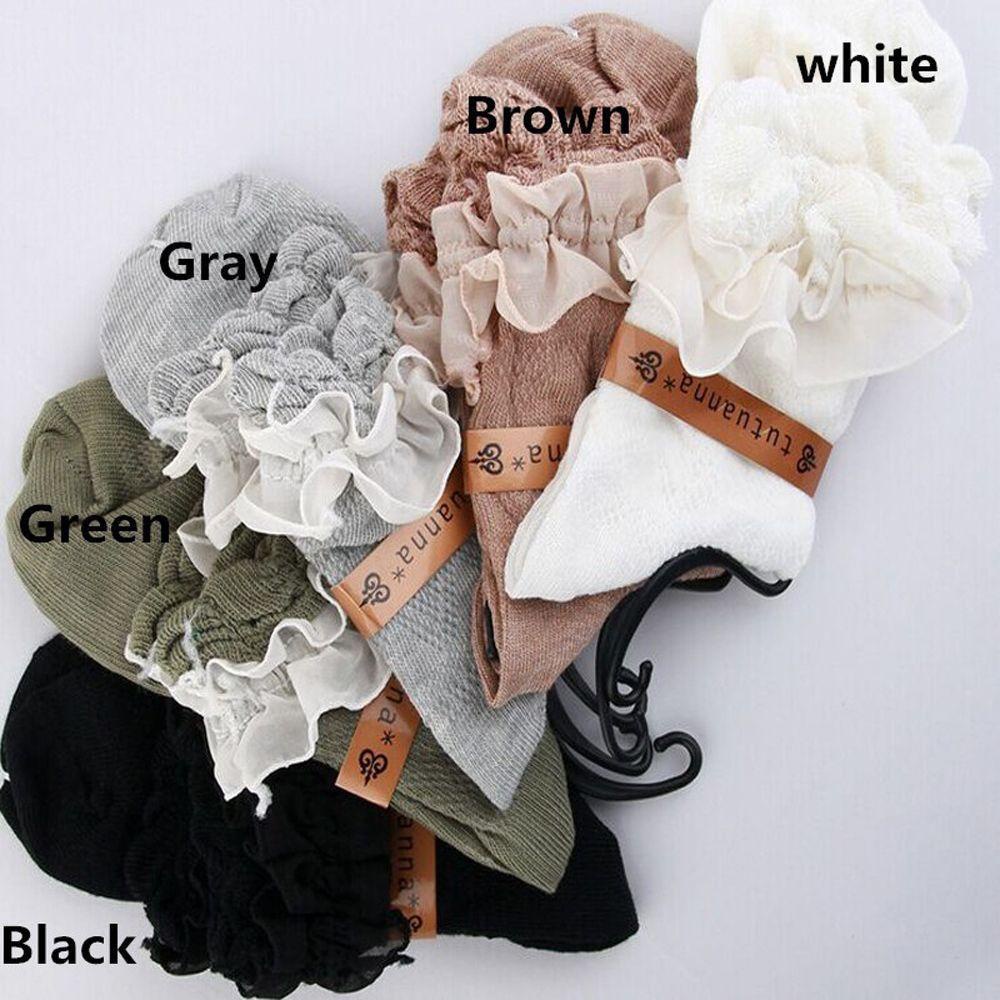 Vớ Cotton Cổ Thấp Phong Cách Harajuku Vintage Đáng Yêu Cho Nữ