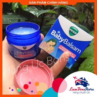 Dầu Ấm Ngực Vicks BaBy Balsam Úc (hũ 50gram)