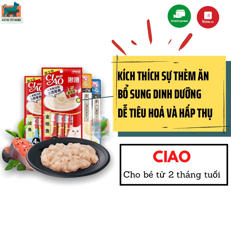 Súp thưởng Ciao Churu 4 thanh