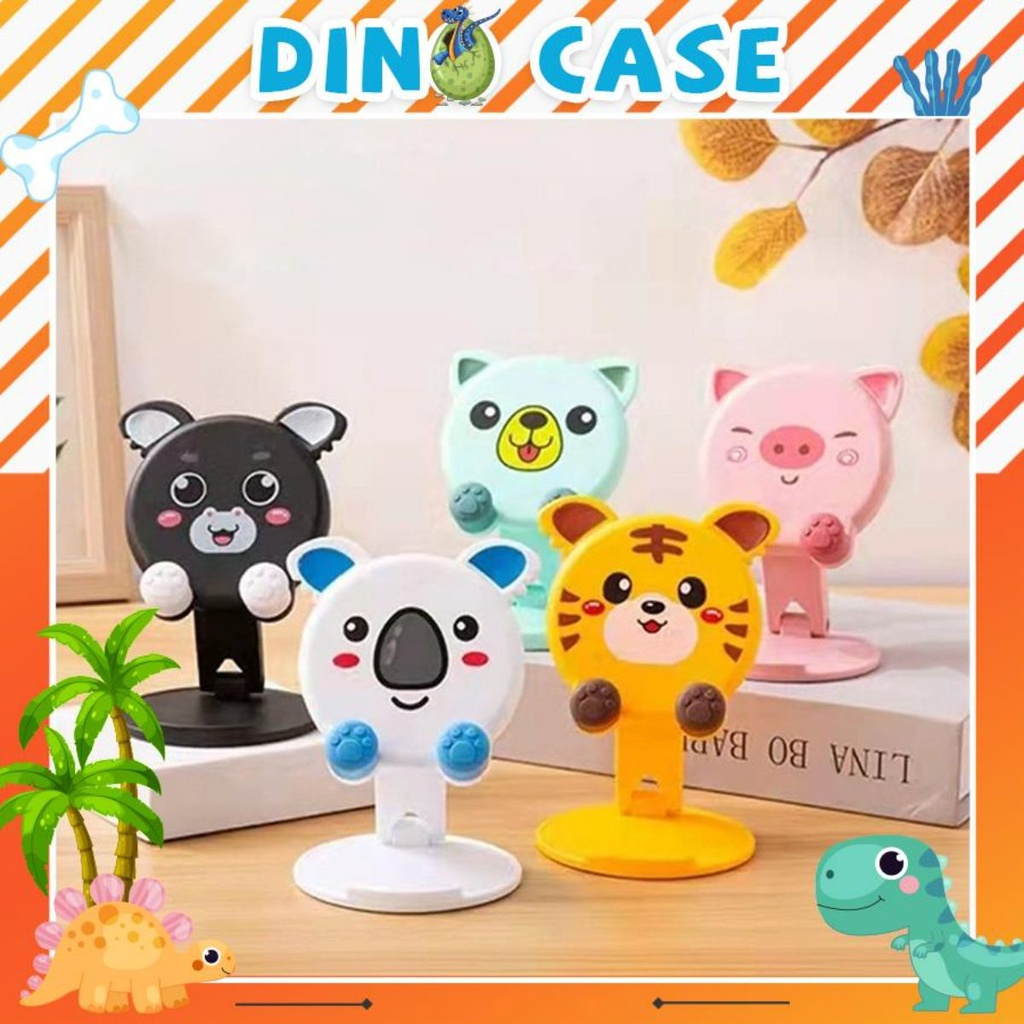 Giá đỡ điện thoại T3 để bàn hình thú gấp gọn livestream xem video