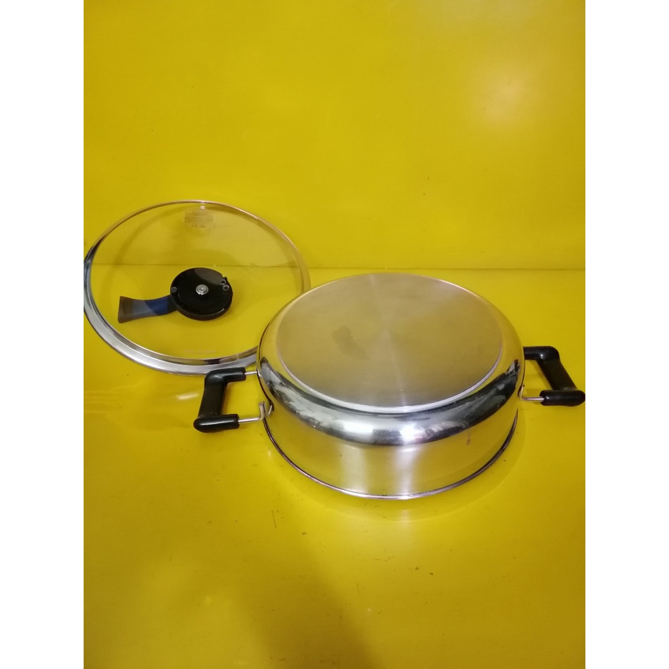 Nồi (chảo) inox nội địa Nhật, size 26cm, cao 8.5cm (mã 658), Dùng được bếp từ