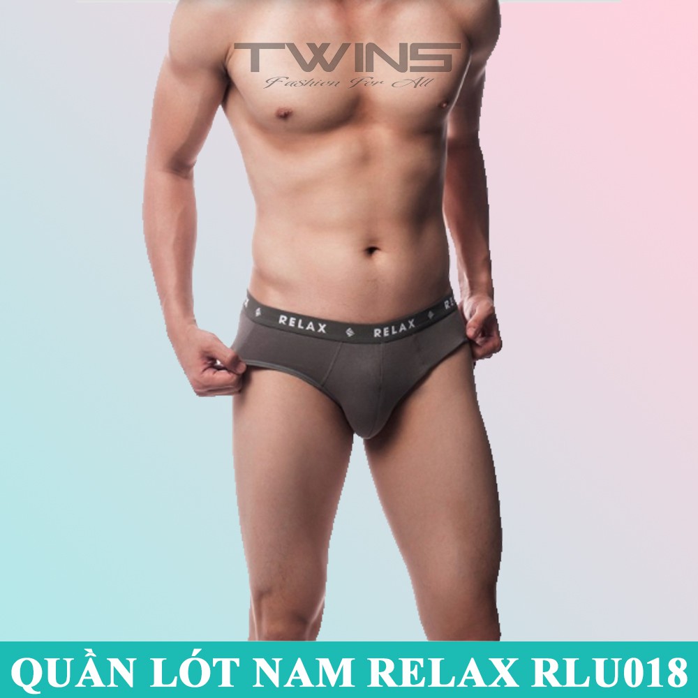 Quần lót nam tam giác cao cấp cotton Relax 018 chính hãng lưng vừa bền đẹp, thoáng mát, co giãn thấm hút mồ hôi