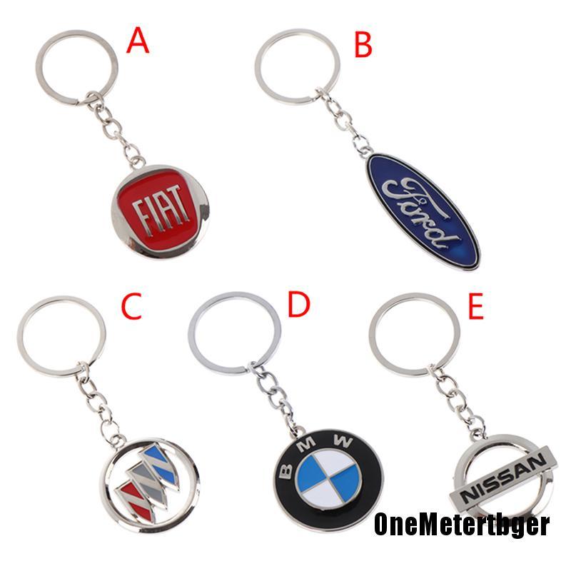 Móc Khóa Bằng Kim Loại Titan Hình Logo Xe Hơi Bmw Ford Fiat