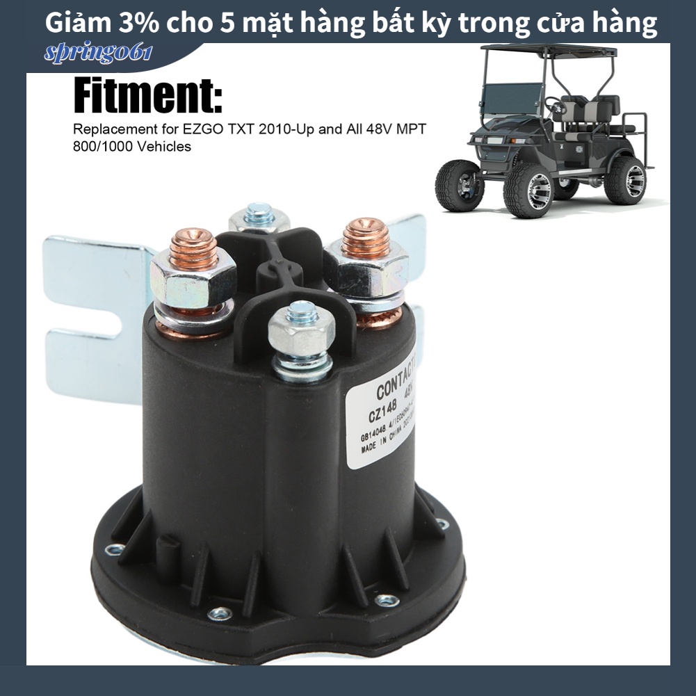 [Hàng Sẵn] Xe gôn 48V Van điện từ 612711 cho EZGO TXT【Spring061】