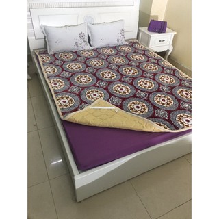 THẢM NỈ TRẢI GIƯỜNG HOA VĂN CAO CẤP HCM MÃ TNH5R