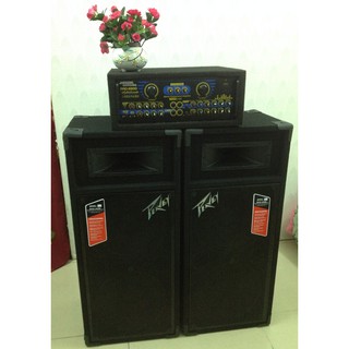 Dàn âm thanh, hát karaoke loa 4 bass sân khấu Peavey chơi ngoài trời