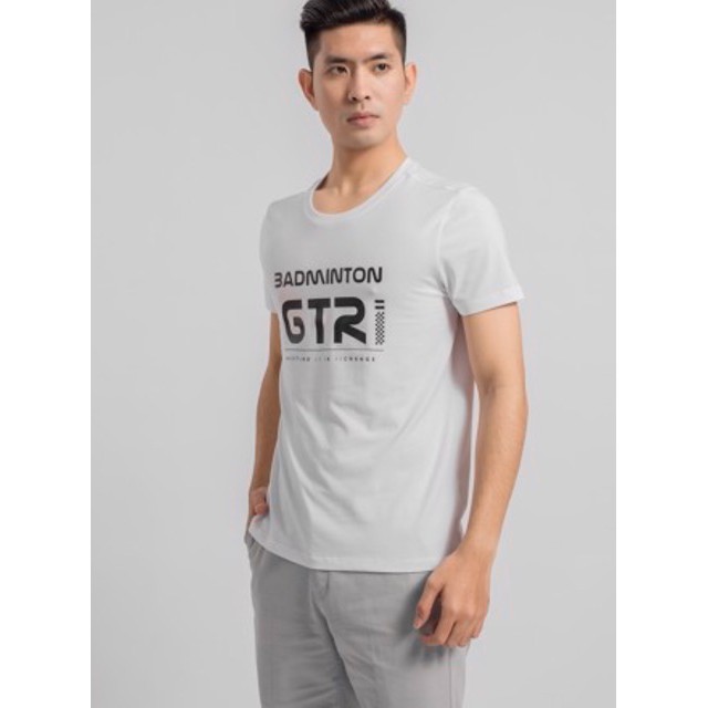 Áo T-shirt nam Aristino ATS005S9 Màu Trắng Slim Có XXL (OD) ་