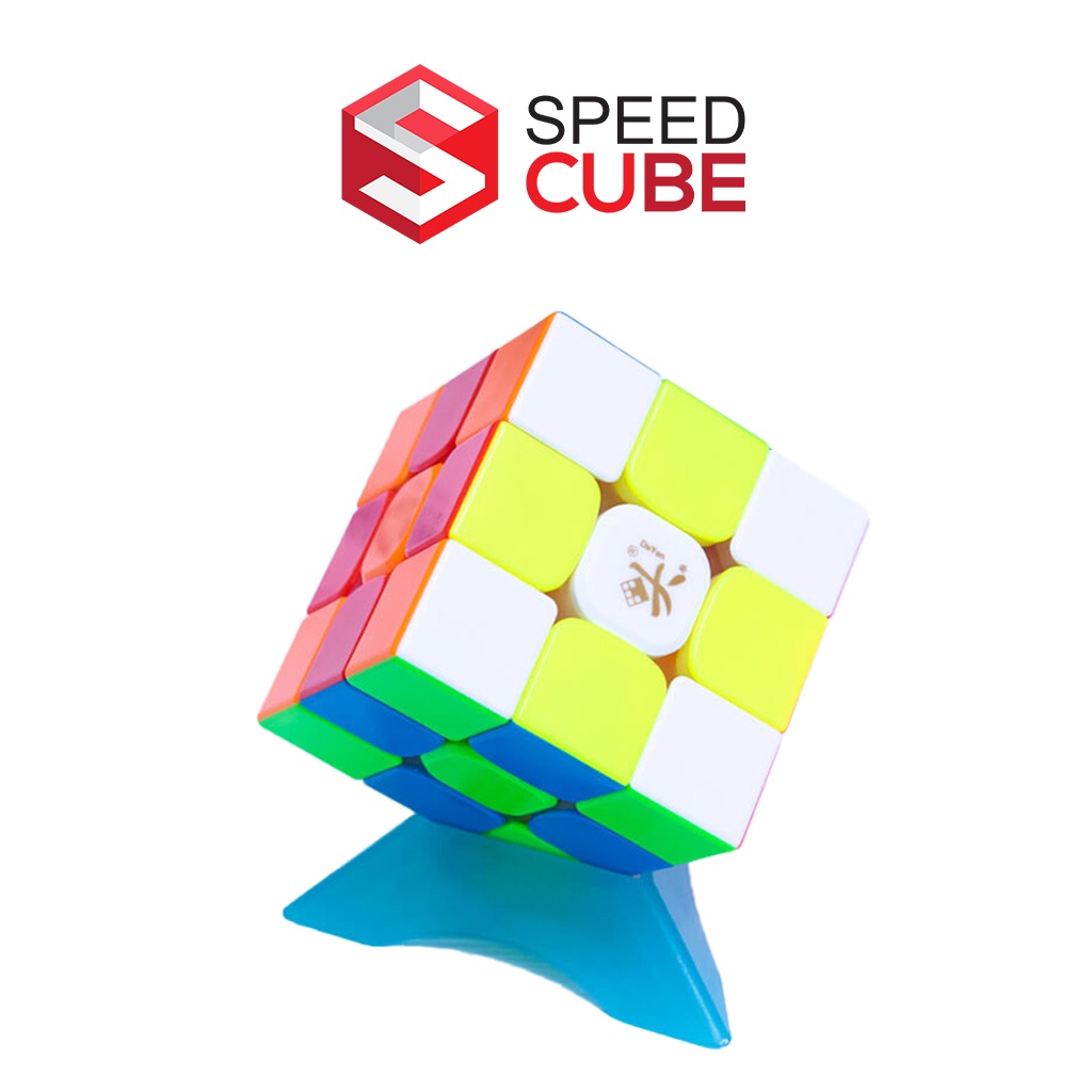 Rubik 3x3 Dayan Zhanchi Pro M Stickerless/Viền Đen, Rubik có nam châm - Shop Speed Cube