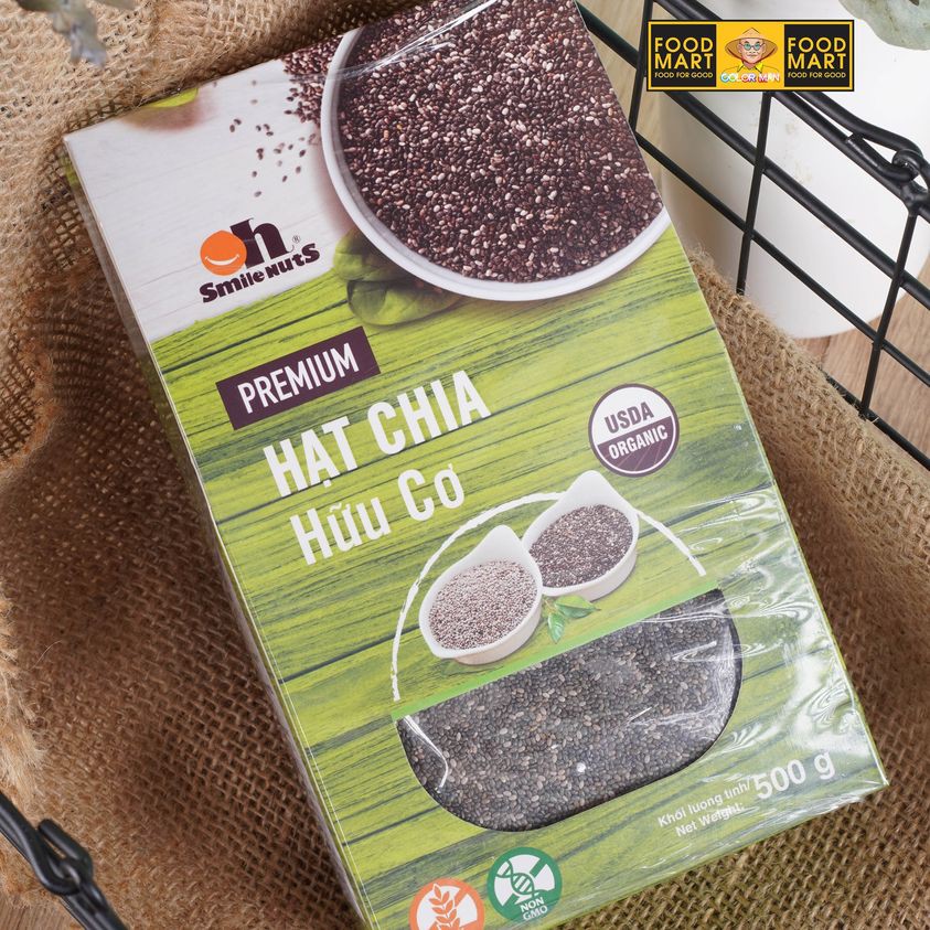 [DATE 2024]Hạt Chia Đen Hữu Cơ 500g Vùng Nam Mỹ Peru giúp cải thiện sức khỏe và thể lực lẫn trí lực