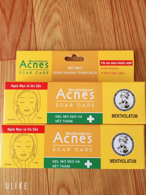 Gel làm mờ sẹo, vết thâm Acnes Mentholatum (12g)