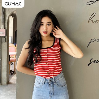Áo thun sọc sát nách GUMAC AT06921