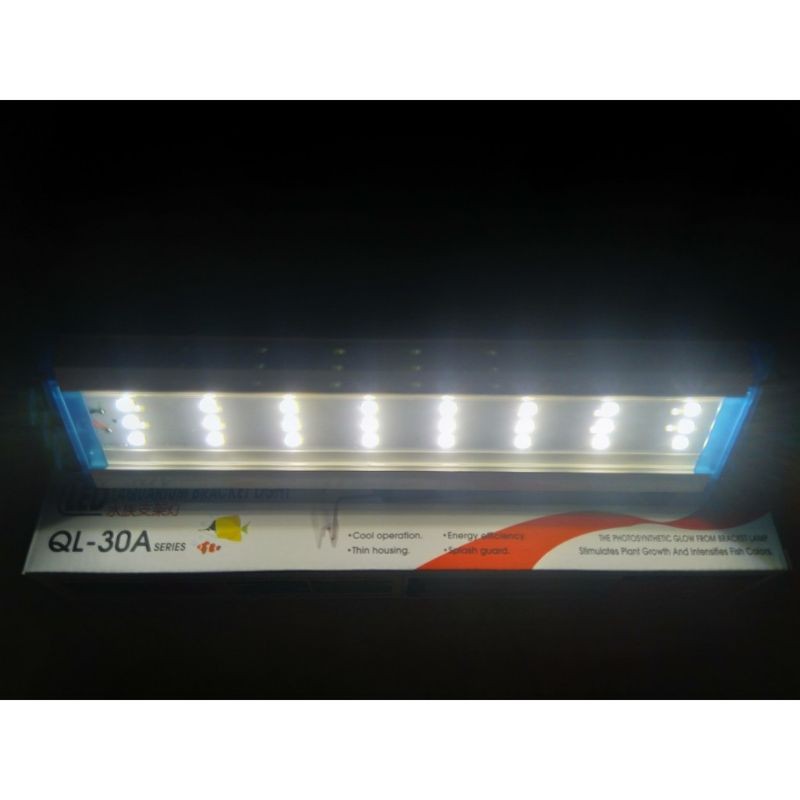 Đèn led máng QUANLONG siêu sáng 30,40,50,60 cho hồ thuỷ sinh, hồ cá