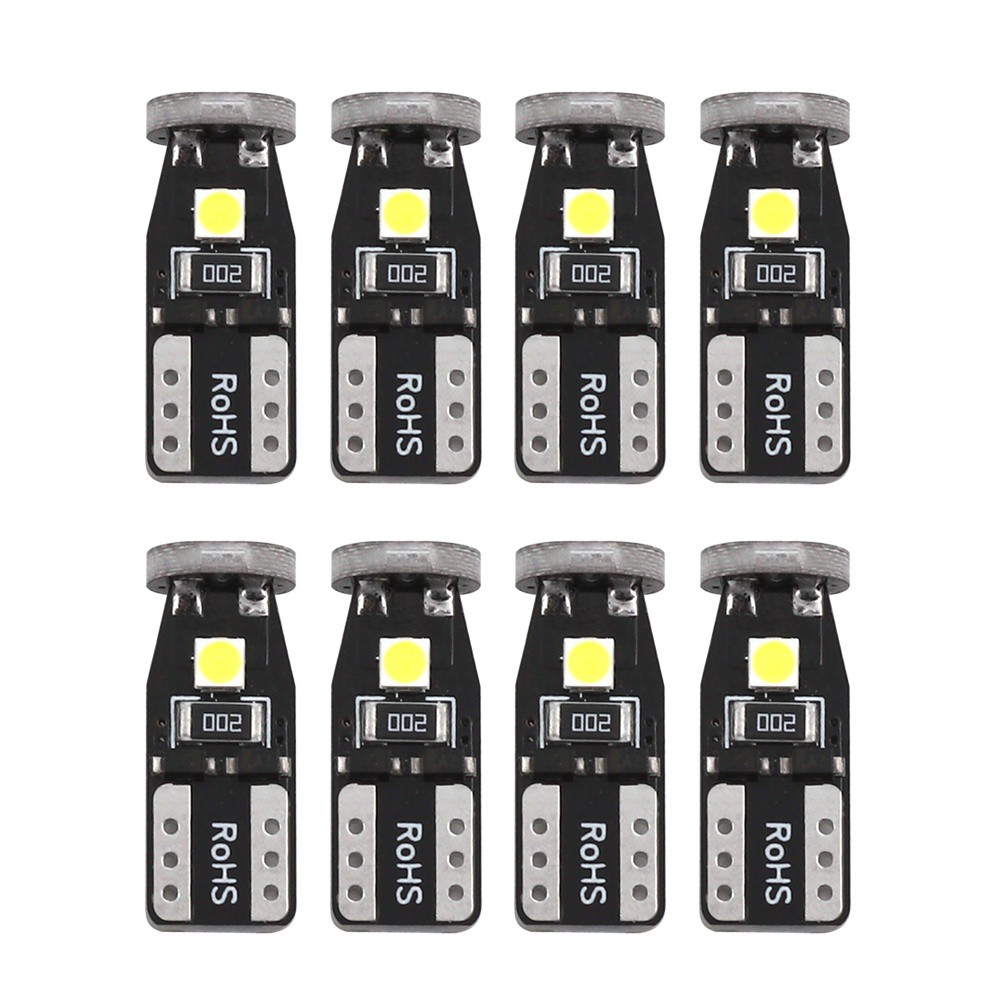Set 2 Bóng Đèn LED T10 W5W 194 168 Canbus 6000K 3030 Chuyên Dụng Cho Xe Hơi