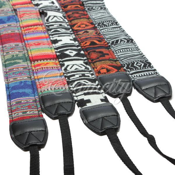 Dây máy ảnh thổ cẩm