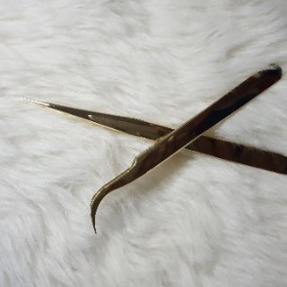 2 nhíp nối mi ánh kim