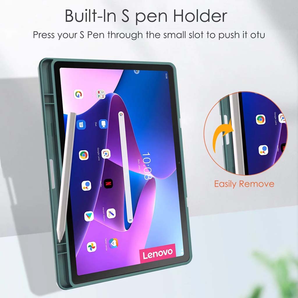 Bao Da Máy Tính Bảng Siêu Mỏng Trong Suốt Cho Lenovo Tab M10 Plus 3rd Gen 2022 10.6inch TB-125F TB-128F XiaoXin Pad 10.6 2022 Ốp
