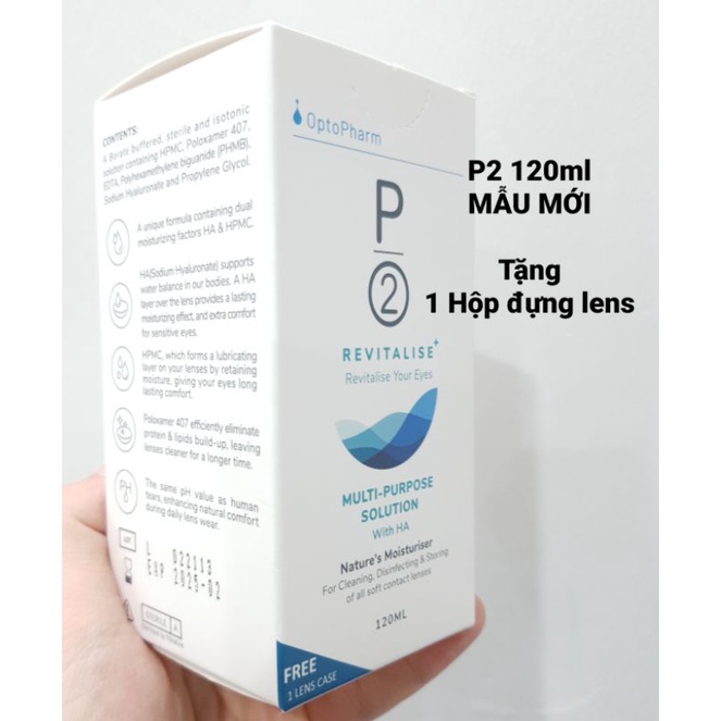 Nước Ngâm Lens P2 SINGAPORE 360ml - DUNG DỊCH NGÂM ÁP TRÒNG P2