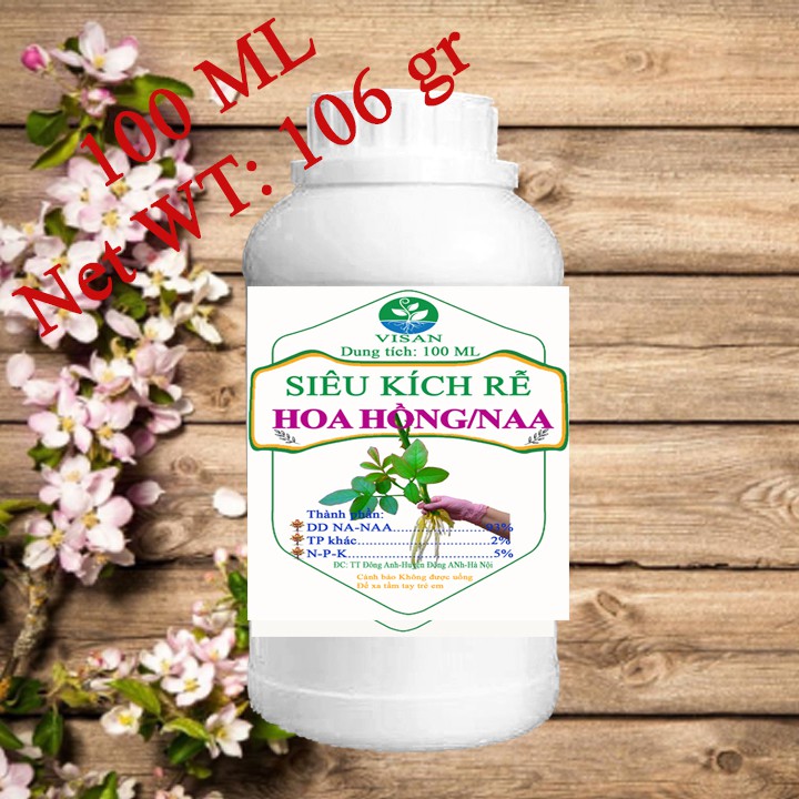 Kích rễ hoa hồng NAA