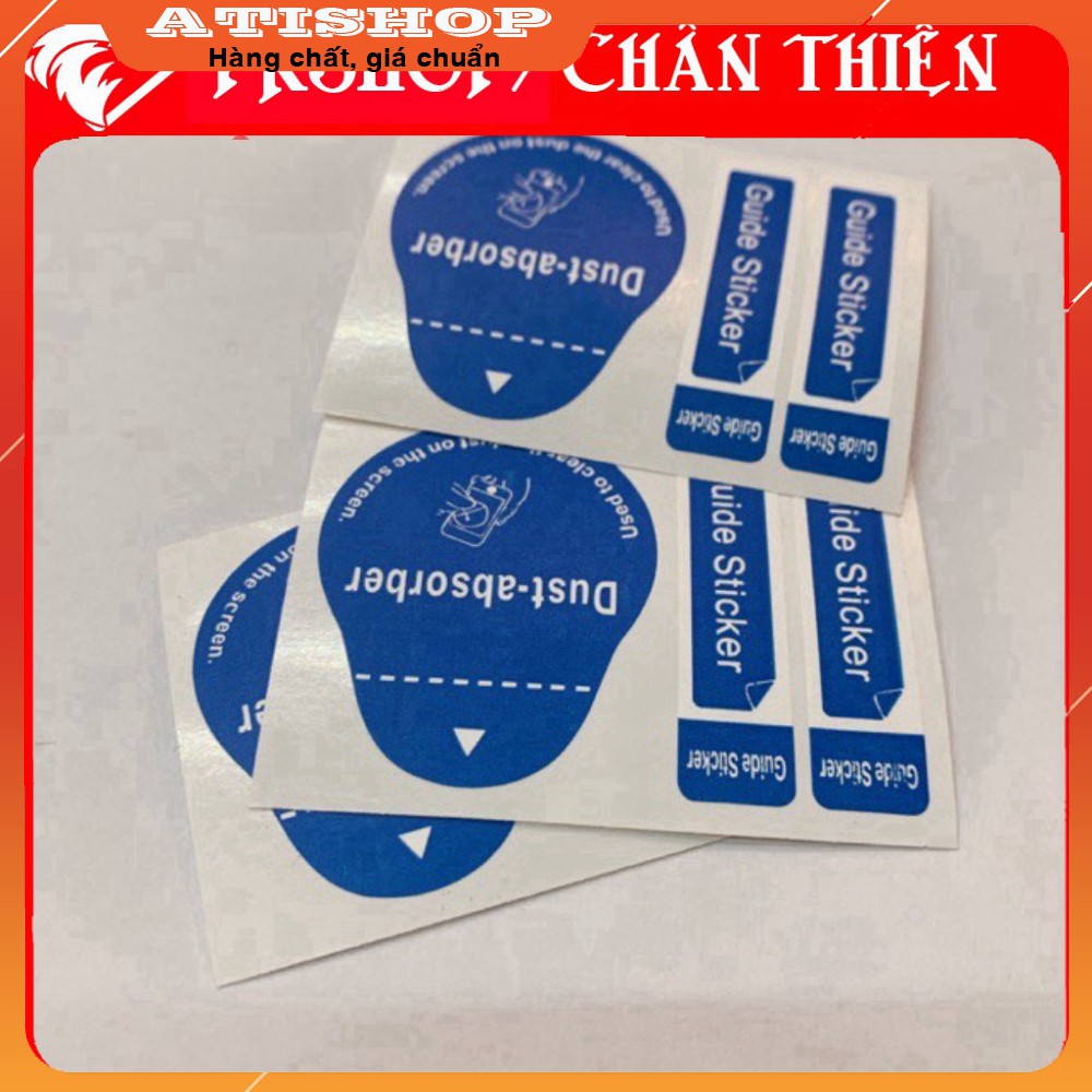 Miếng dính bụi màn hình điện thoại khi dán kính cường lực