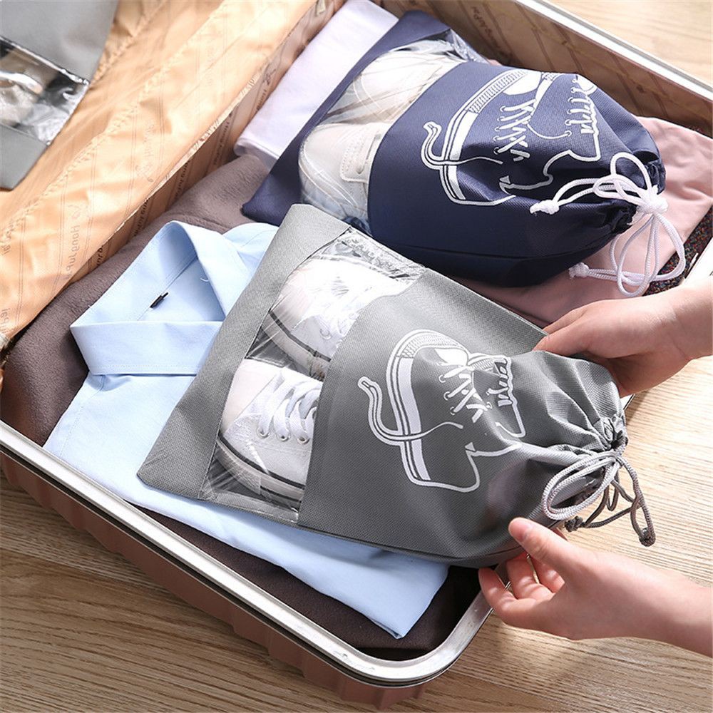 Conopery Túi dây rút đựng giày tiện lợi