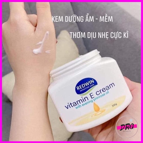 [Kem vitamin E Úc] Kem Dưỡng ẩm Mềm Mịn REDWIN Vitamin E Cream Của Úc 300g