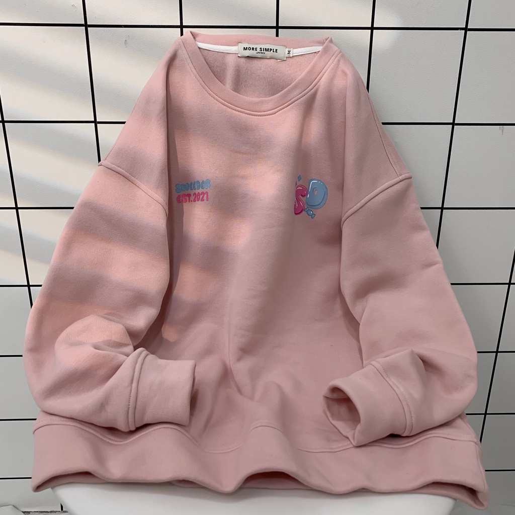 Áo Sweater Nữ Form Rộng SD Vải Nỉ Bông phong cách Ulzzang – Tuni Store