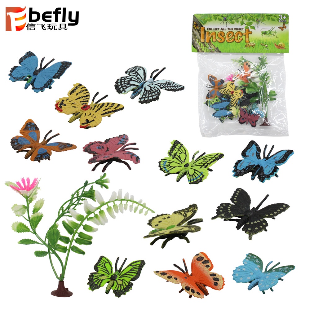 Set 12 Mô Hình Côn Trùng/Động Vật Biển Đồ Chơi Cho Bé