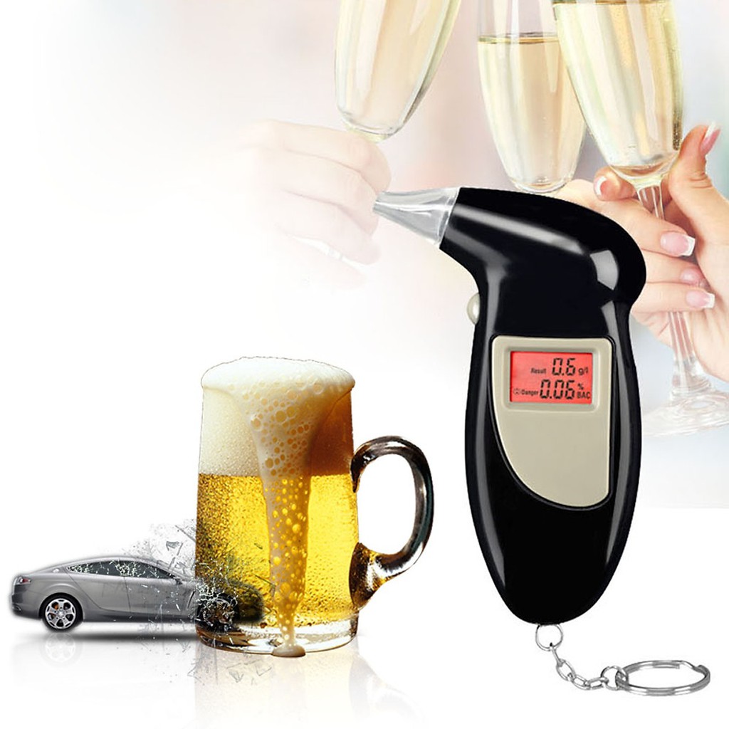 Máy Đo Nồng Độ Cồn Alcohol Tester Hiển Thị Màn Hình LCD