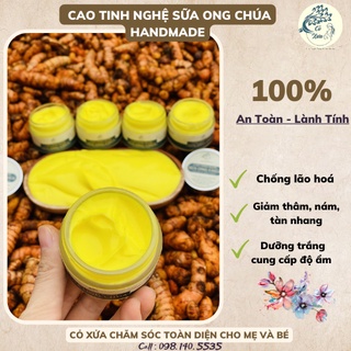 Cao tinh nghệ sữa ong chúa handmade