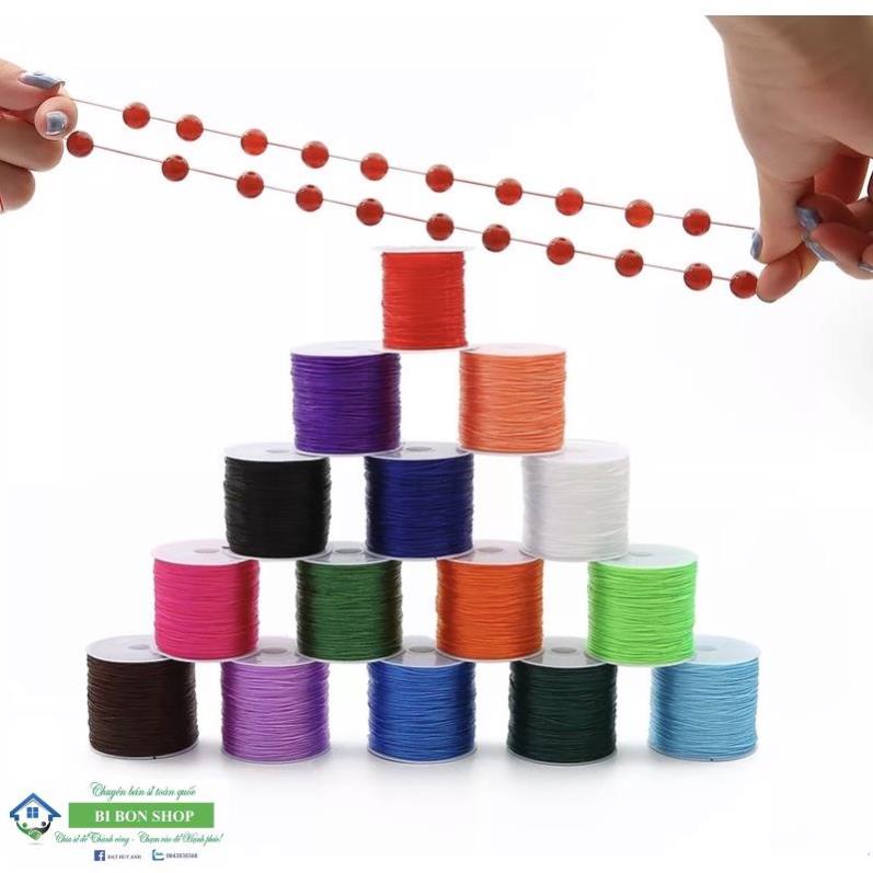 Chỉ Chun lụa co dãn Loại Đẹp - Dây Xâu Vòng tay, vòng gỗ, vòng đá - Hàng Loại 1