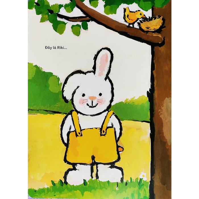 Sách thiếu nhi - Riki có bạn mới - Chuyện về chú thỏ cool nhất Hà Lan