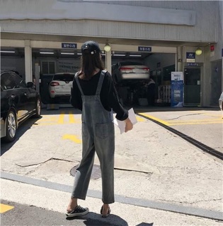 [ORDER] - Quần yếm jean dài form rộng 😍🤤
